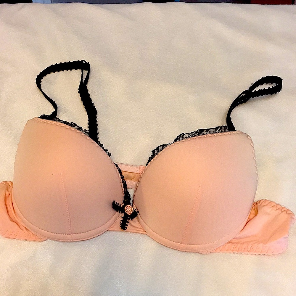 Pink bra